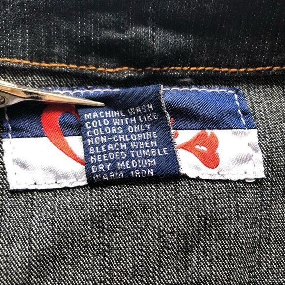 Denim Jacket Be Kind Custom Back Panel - 1XL - Like New Condition Urban flair - Picture 13 of 14